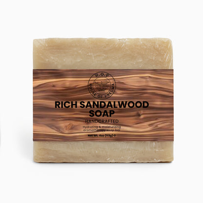 Sandalwood Bar Soap For Sensitive Skin – Nourishing Cleanse