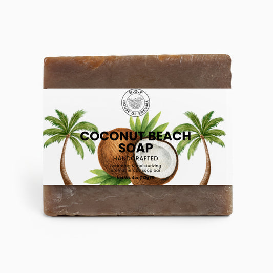 Coconut Beach Bar Soap – Hydrating For Sensitive Skin