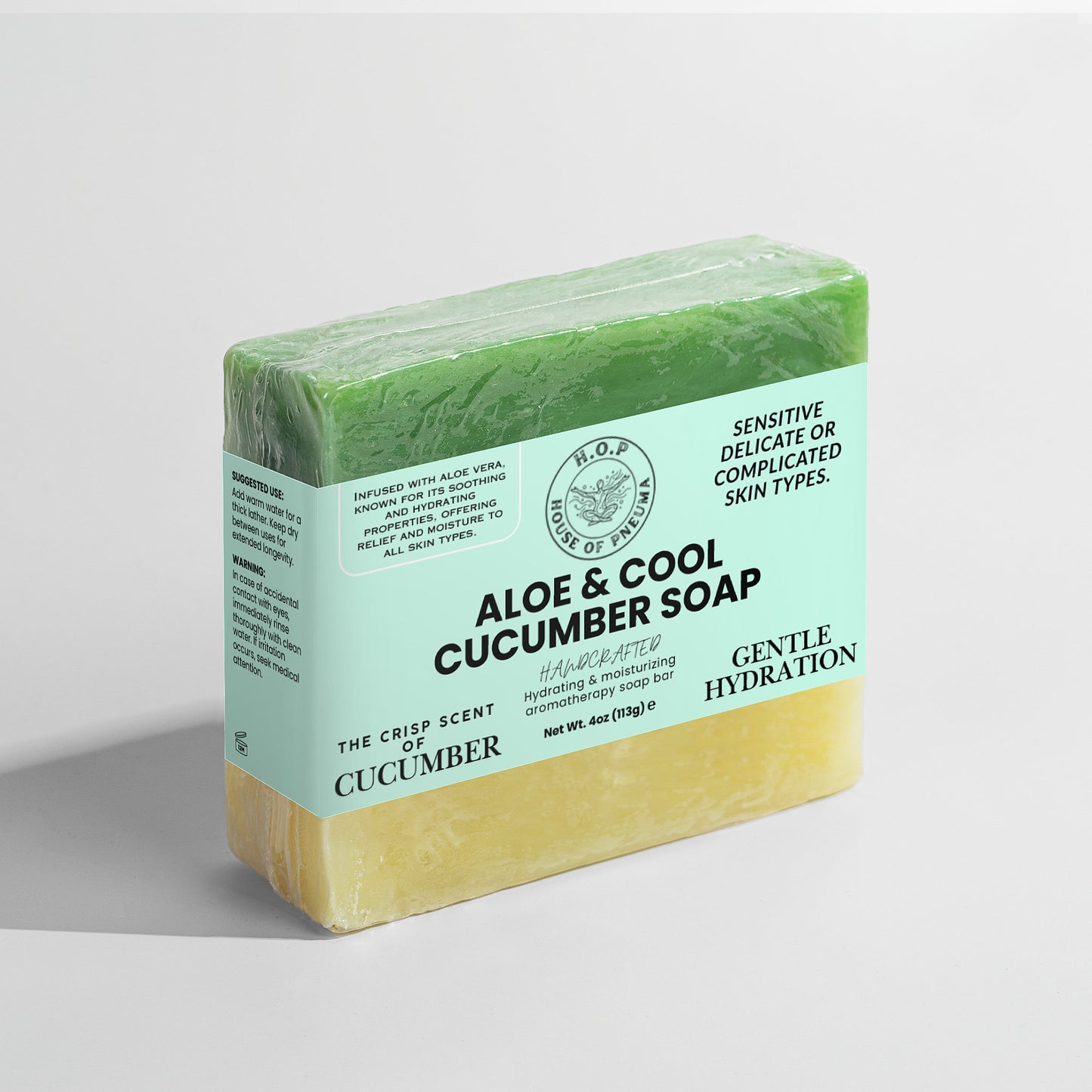 Aloe Cucumber Soap Bar – Gentle Hydration for Sensitive Skin