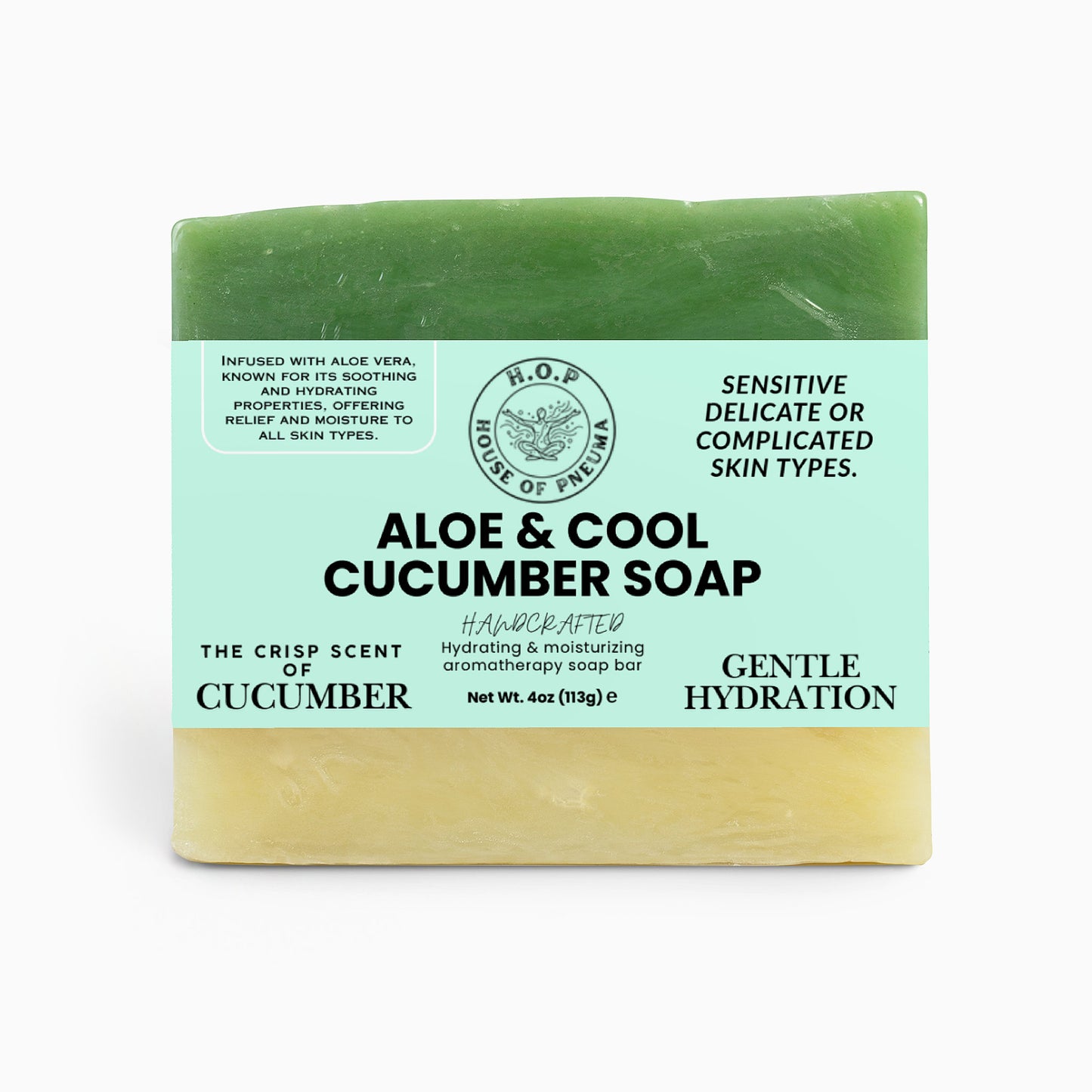 Aloe Cucumber Soap Bar – Gentle Hydration for Sensitive Skin