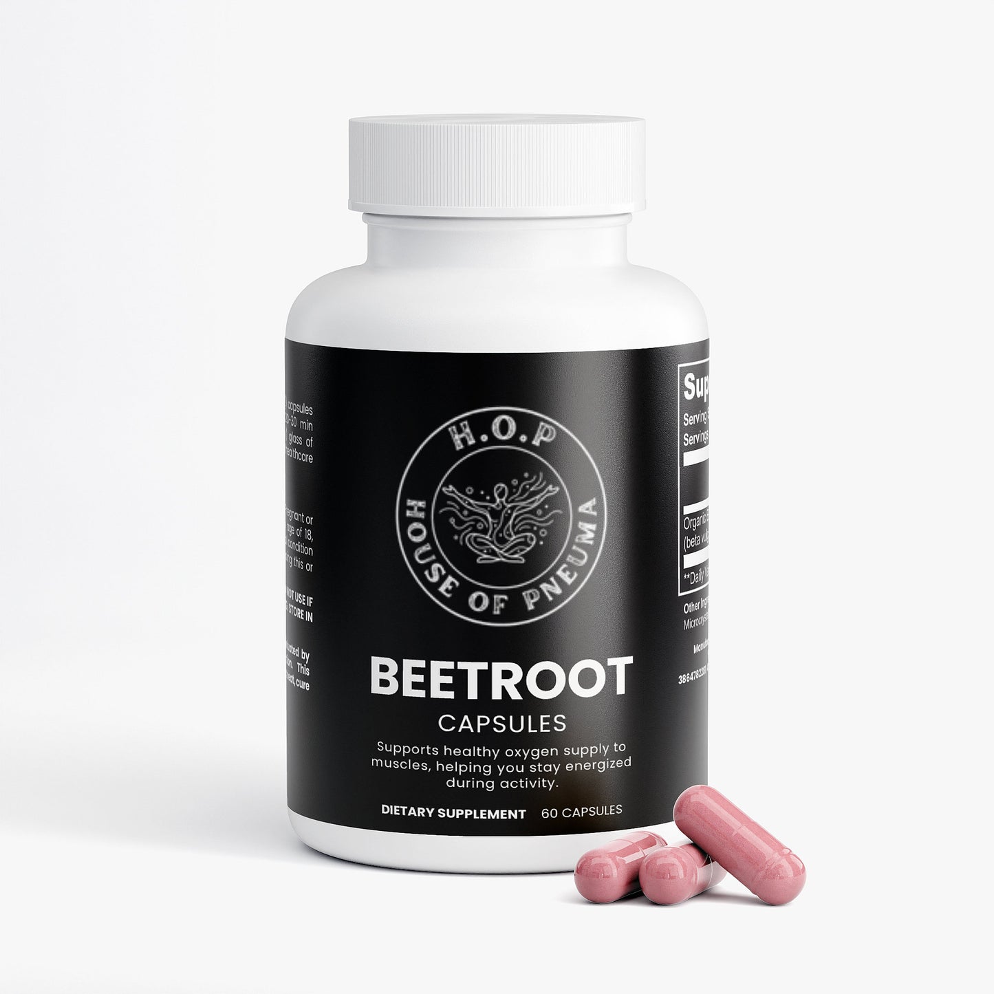 Beetroot Capsules For Circulation & Endurance Support