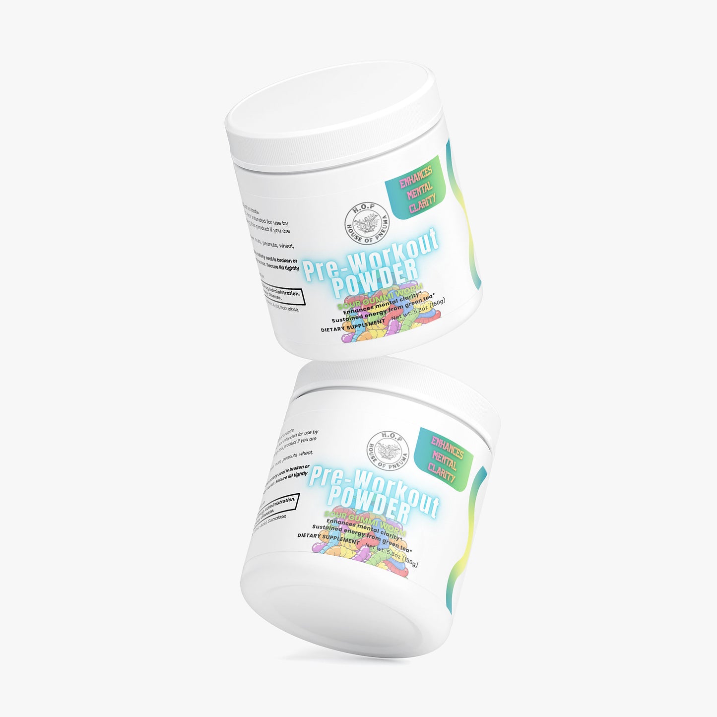 Focus Pre-Workout Powder Sour Gummi Worm Flavor