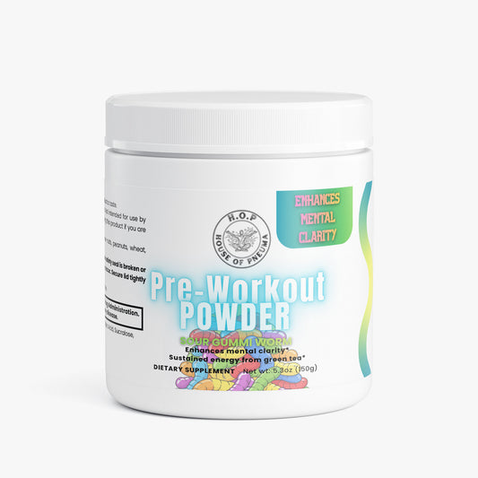 Focus Pre-Workout Powder Sour Gummi Worm Flavor