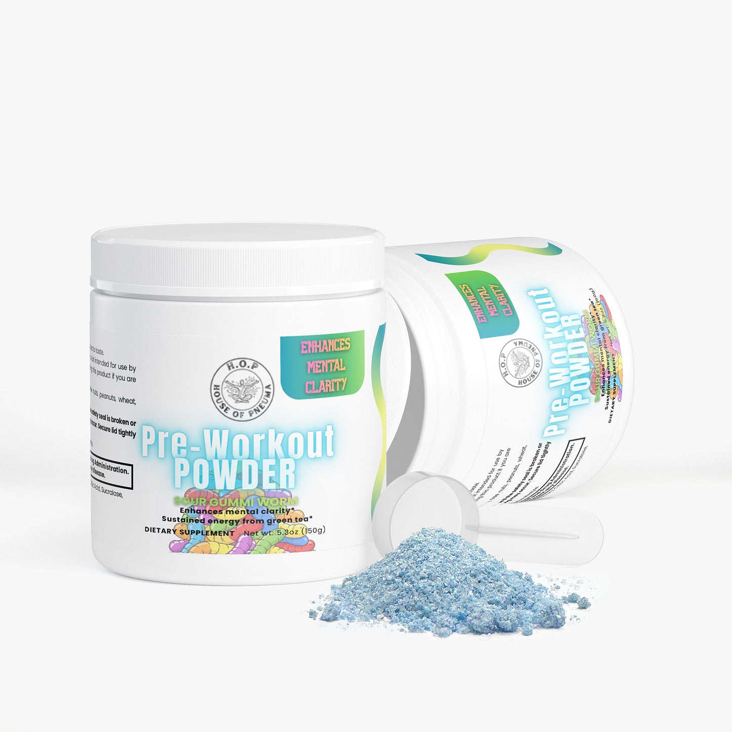 Focus Pre-Workout Powder Sour Gummi Worm Flavor