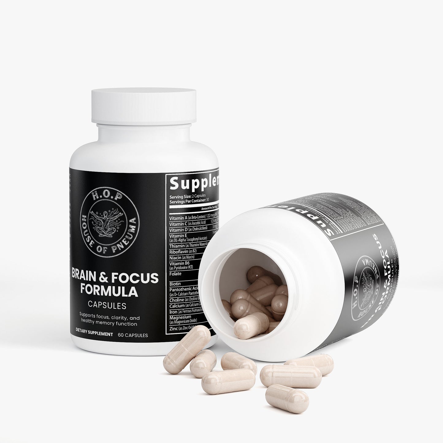 Brain Health & Focus Support Capsules