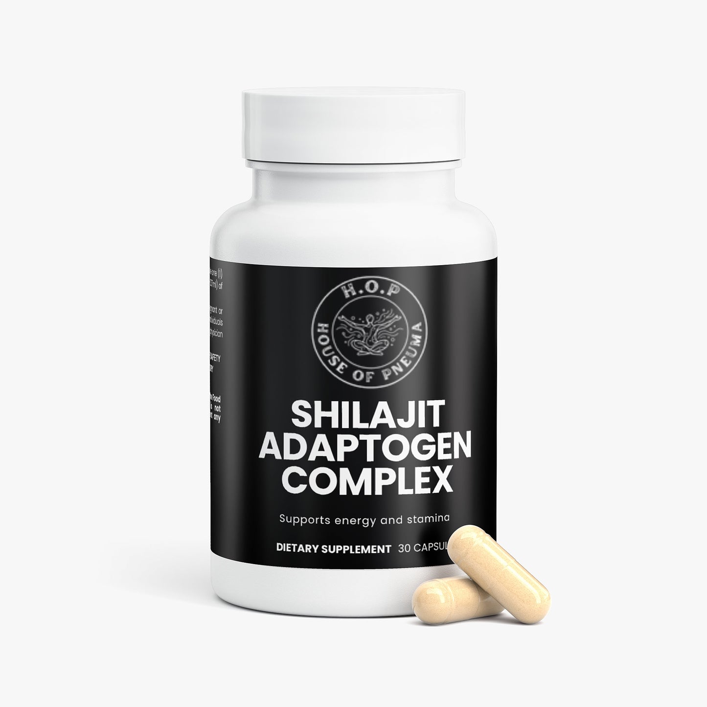 Shilajit Adaptogen Capsules With Ashwagandha Blend